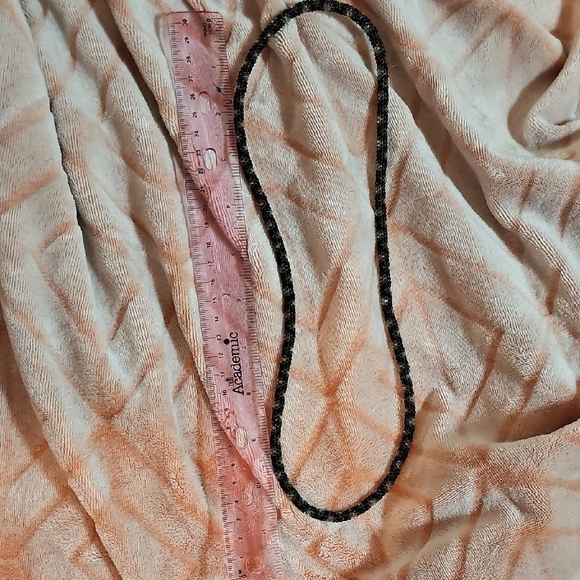 Black Beaded Necklace - Picture 2 of 2